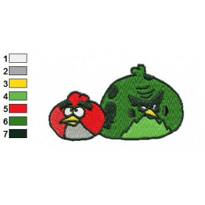 Angry Birds Space Embroidery Design 10